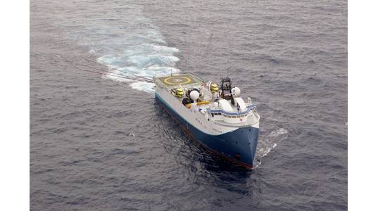 A Shearwater GeoServices vessel (Credit:Shearwater GeoServices)