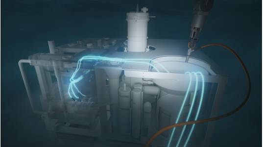 Siemens Energy’s DigiTRON connector provides electrical and fiber-optic connector systems for subsea power and communications.