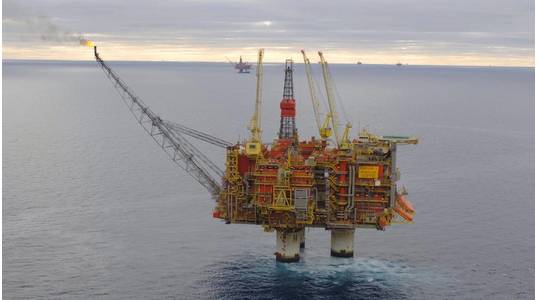 The Statfjord A platform in the North Sea. (Photo: Øyvind Hagen / Equinor ASA)