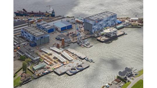 Stormpolder yard (Credit: HSM Offshore Energy)