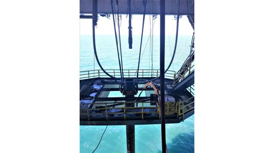 The TACTT deployed offshore for a late-life campaign (Photo: Unity)