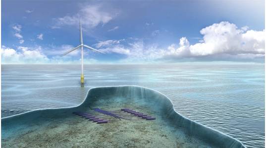 TechnipFMC is working with a consortium on subsea hydrogen production and storage technology Deep Purple. Image from TechnipFMC.