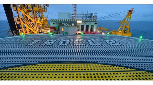 The Troll B helicopter deck

(Photo: Harald Pettersen / Equinor ASA)
