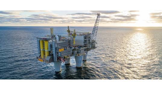 Troll A with new Troll phase 3 module (Credit: Øyvind Gravås and Even Kleppa / Equinor)