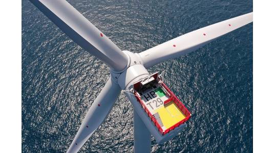 A wind turbine at Hornsea 2 (File photo: Orsted)