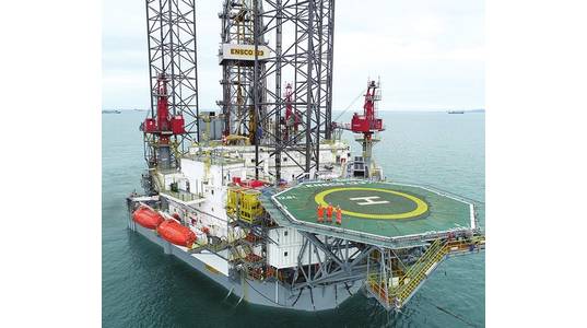 Valaris 123 jack-up Rig (Credit: Valaris)
