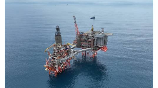 Valhal field platform (Credit: Aker BP)