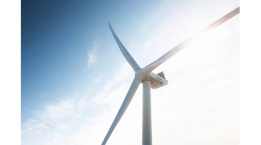 The Vestas V236-15.0MW wind turbine in operation in Denmark (Credit: Inch Cape Offshore)
