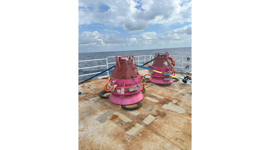 WellSentinel™ Coral System on deck (Courtesy of Sentinel Subsea)