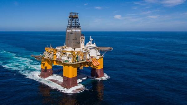 Well 6607/12-5 was drilled with the drilling rig Deepsea Stavanger. Photo: Odfjell Drilling via NPD

