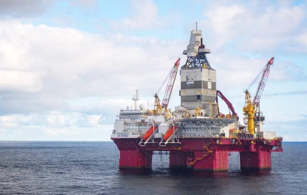 The Well 7220/8-2 S was drilled by the Transocean Enabler drilling facility. Photo: Transocean (via NPD)