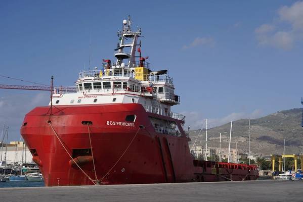 The 80-meter-long BOS Princess was built in 2015. (Photo: Britoil Offshore Services)
