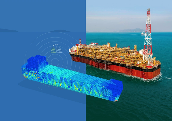 Akselos’ SPM software changes the scale of sensor and strain gauge monitoring by providing a high-fidelity, near real-time structural twin of an entire FPSO.
Image courtesy Akselos
