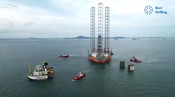 Arabia I (Credit: Screenshot/Video by Borr Drilling)
