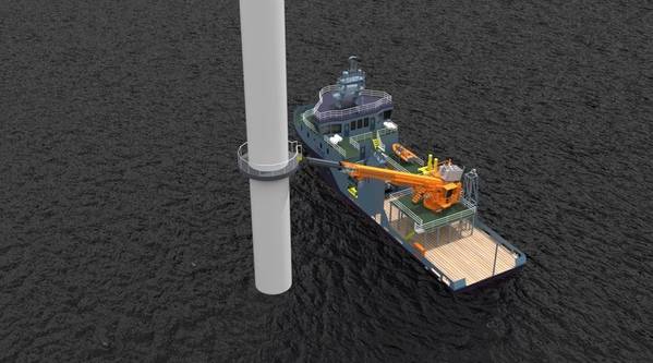 Artist’s render of one of OS Energy’s offshore survey and service vessels - OSSVs (Credit: OS Energy)