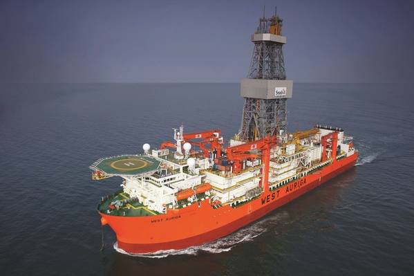 The West Auriga, under contract to BP through October 2020, batch drilled the wells and will carry out some of the batch completions (Photo: Seadrill)