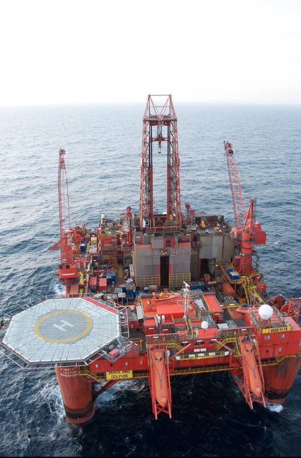 Borgland Dolphin drilling rig - Image by Bjørnar Iversen