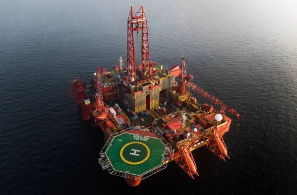 Borgland Dolphin semi-submersbile drilling rig (Credit: Dolphin Drilling)
