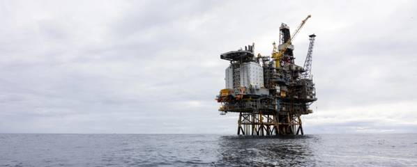 Brage production, drilling and accommodation facility (Credit: OKEA)
