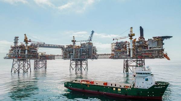 Buzzard offshore platform (Credit: CNOOC)