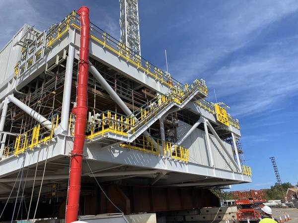 Inch Cape’s offshore substation platform under construction (Credit: Inch Cape Offshore Limited)