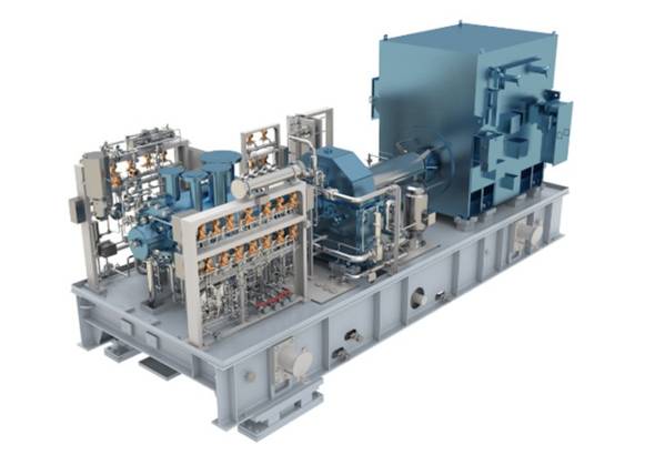Centrifugal compressor train type RB by Everllence for the offshore gas production © Everllence