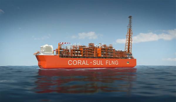 Eni’s Coral Sul FLNG vessel (Image: Eni)