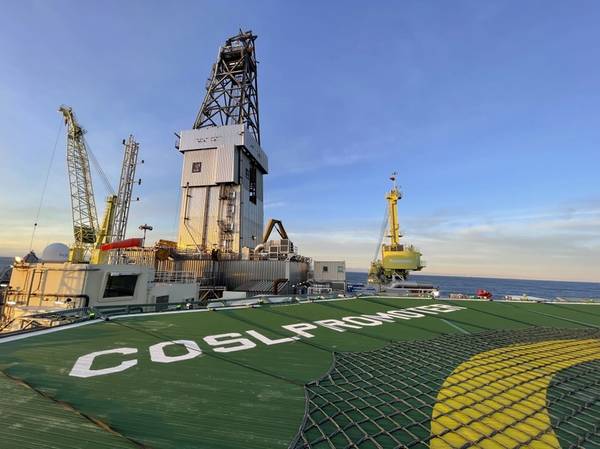 The COSLPromoter rig is pioneering a new sustainable technology collaboration from Kongsberg Maritime and NOV - Credit: Kongsberg Maritime