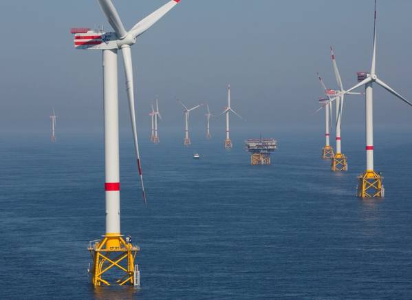 C-Power's Thornton Bank Wind Farm in the Belgian North Sea (Credit: C-Power)