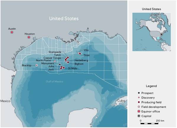 Gulf of Mexico: Equinor's Titan Offshore Platform Still Shut