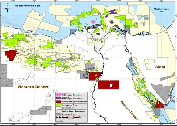 (Credit: Ministry of Petroleum and Mineral Resources of Egypt)