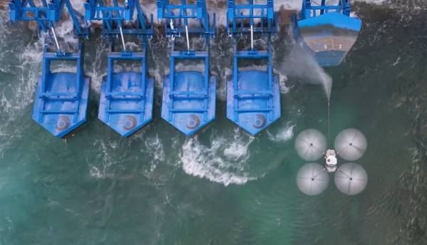 (Credit: Screenshot/Video by Eco Wave Power)