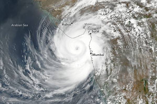 Cyclone Tauktae - Credit: NASA