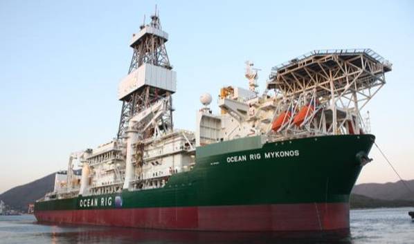 Deepwater Mykonos drillship (Credit: Transocean)
