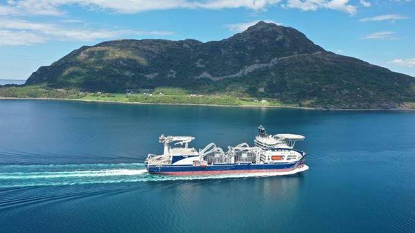 Vard delivered the cable laying vessel Leonardo da Vinci ​to the Prysmian Group in 2021. (File photo: Prysmian Group)