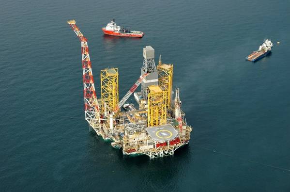 Shah Deniz Alfa platform (Credit: BP)