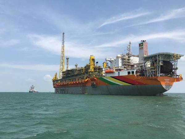 Liza Destiny FPSO, the first of what will be several FPSOs producing oil from Guyana's giant Stabroek block - Image Credit: Hess