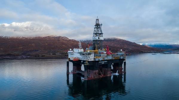 Diamond Ocean GreatWhite semi-submersible drilling rig (Photo: Siccar Point Energy)