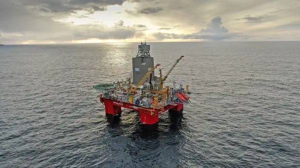 The well was drilled by the Deepsea Yantai drilling rig. File Photo: Odfjell Drilling
