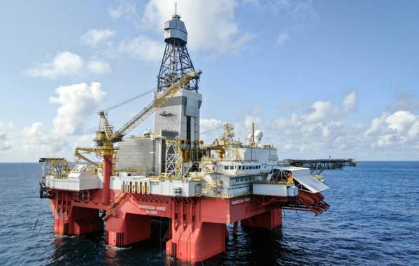 The well was drilled by the Transocean Norge drilling rig (Photo: Transocean)