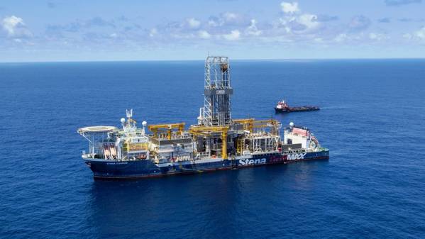 A drillship used by Exxon and Hess in Guyana - Image: Hess