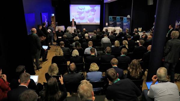 Equinor CEO Eldar Sætre at the introduction of the MoU signing ceremony. (Photo: Arne Reidar Mortensen)