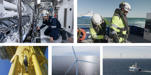 2026 NOIA ESG Excellence Award winners: American Bureau of Shipping (ABS) and Ørsted. Images courtesy of ABS and Ørsted.