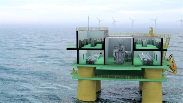 BW Ideol, Hitachi ABB Power Grids Working on Floating Substations for Offshore Wind