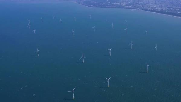 Formosa 1 offshore wind farm in Taiwan (Photo: Ørsted)