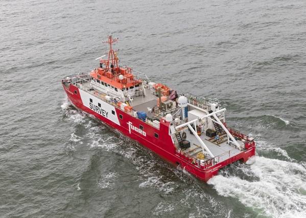 Fugro Mercator is one of the vessels that will work at the Five Estuaries project - Credit: RWE