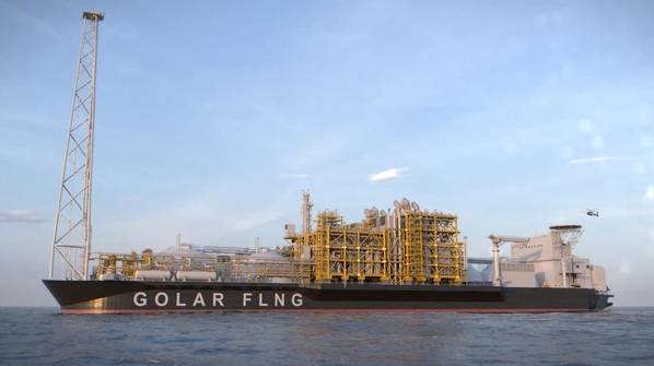 Golar MK II FLNG vessel (Credit: Kongsberg Maritime)
