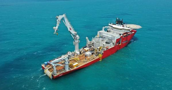 Jan De Nul Group’s Cable Laying Vessel Connector will be mobilized for the Greenlink Project - Credit: Jan De Nul