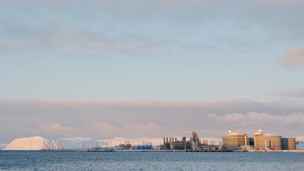 The Hammerfest LNG plant. (Photo: Ole Jørgen Bratland)