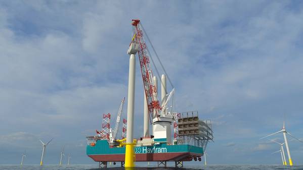 Huisman to Deliver 3,000mt+ Crane for Havfram Wind's New WTIV